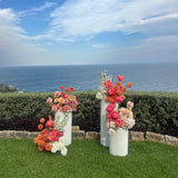 WHITE RIPPLE PLINTH (HIRE)